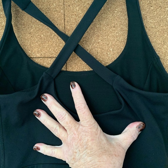 EUC Black and Multicolor Free People FP Movement XS Righteous Runsie - Picture 9 of 16